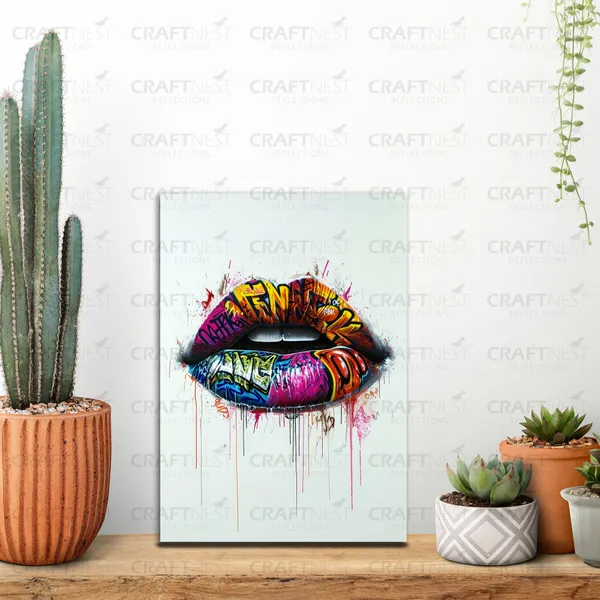 Craftnest_Reflections_Aesthetic_Look_Wall_Decor_30X20_Cm_Frame_-_Pop_Art_Engineered_Wood_Base_Canvas_Print_|_A4_Size_Trendy_Painting_For_Wall_Decoration_|_Premium_Art_For_Home,_Room,_Gaming_Room