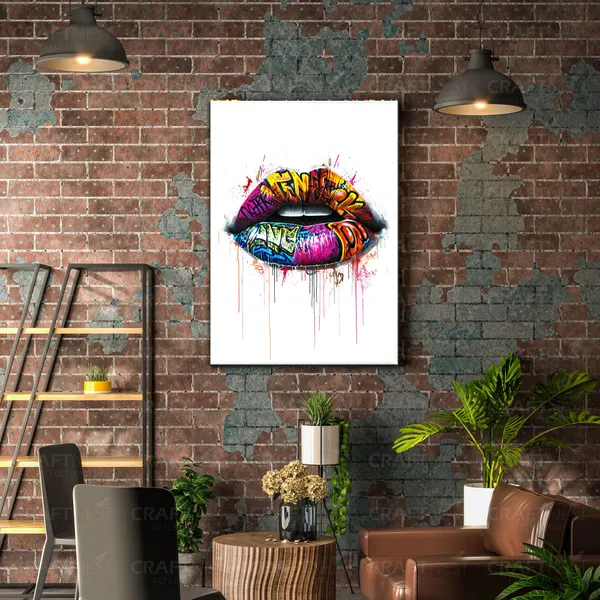 Craftnest_Reflections_Aesthetic_Look_Wall_Decor_42X30_Cm_Frame_-_Pop_Art_Engineered_Wood_Base_Canvas_Print_|_A3_Size_Trendy_Painting_For_Wall_Decoration_|_Premium_Art_For_Home,_Room,_Gaming_Room