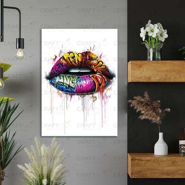 Craftnest_Reflections_Aesthetic_Look_Wall_Decor_42X30_Cm_Frame_-_Pop_Art_Engineered_Wood_Base_Canvas_Print_|_A3_Size_Trendy_Painting_For_Wall_Decoration_|_Premium_Art_For_Home,_Room,_Gaming_Room