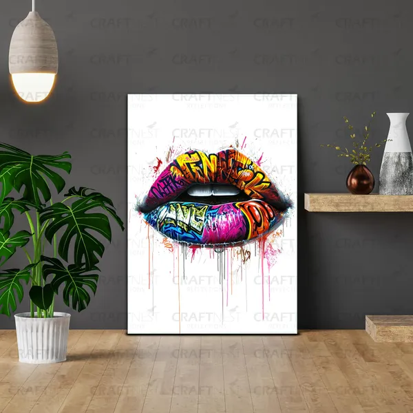 Craftnest_Reflections_Aesthetic_Look_Wall_Decor_42X30_Cm_Frame_-_Pop_Art_Engineered_Wood_Base_Canvas_Print_|_A3_Size_Trendy_Painting_For_Wall_Decoration_|_Premium_Art_For_Home,_Room,_Gaming_Room
