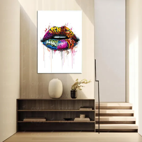 Craftnest_Reflections_Aesthetic_Look_Wall_Decor_60X50_Cm_Frame_-_Pop_Art_Engineered_Wood_Base_Canvas_Print_|_20X24_In_Trendy_Painting_For_Wall_Decoration_|_Premium_Art_For_Home,_Room,_Gaming_Room