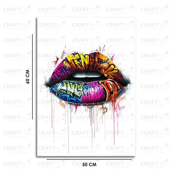 Craftnest_Reflections_Aesthetic_Look_Wall_Decor_60X50_Cm_Frame_-_Pop_Art_Engineered_Wood_Base_Canvas_Print_|_20X24_In_Trendy_Painting_For_Wall_Decoration_|_Premium_Art_For_Home,_Room,_Gaming_Room