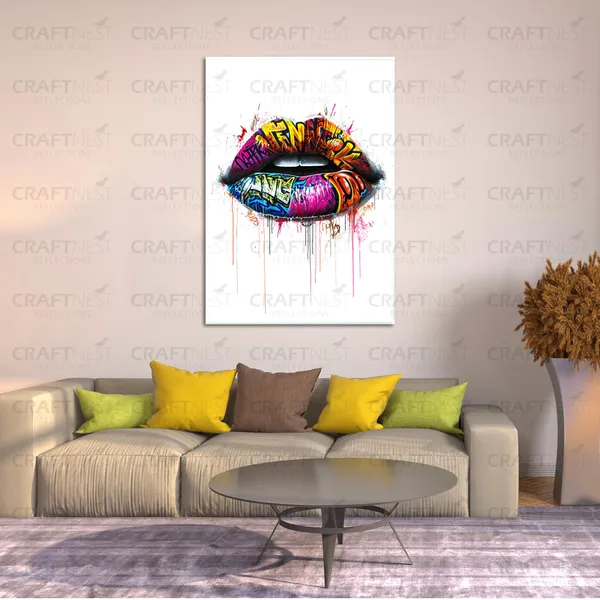 Craftnest_Reflections_Aesthetic_Look_Wall_Decor_60X50_Cm_Frame_-_Pop_Art_Engineered_Wood_Base_Canvas_Print_|_20X24_In_Trendy_Painting_For_Wall_Decoration_|_Premium_Art_For_Home,_Room,_Gaming_Room