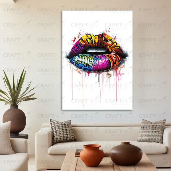 Craftnest_Reflections_Aesthetic_Look_Wall_Decor_60X50_Cm_Frame_-_Pop_Art_Engineered_Wood_Base_Canvas_Print_|_20X24_In_Trendy_Painting_For_Wall_Decoration_|_Premium_Art_For_Home,_Room,_Gaming_Room
