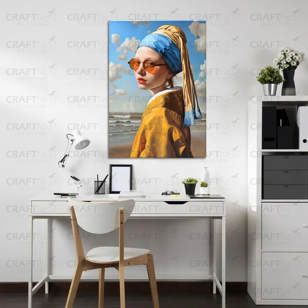 Craftnest_Reflections_Aesthetic_Look_Wall_Decor_91X60_Cm_Frame_-_Pop_Art_Engineered_Wood_Base_Canvas_Print_|_24X36_In_Trendy_Painting_For_Wall_Decoration_|_Premium_Art_For_Home,_Room,_Gaming_Room