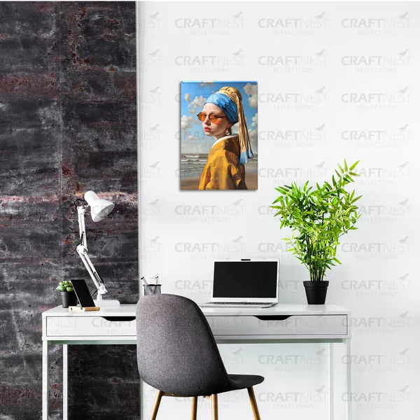 Craftnest_Reflections_Aesthetic_Look_Wall_Decor_30X20_Cm_Frame_-_Pop_Art_Engineered_Wood_Base_Canvas_Print_|_A4_Size_Trendy_Painting_For_Wall_Decoration_|_Premium_Art_For_Home,_Room,_Gaming_Room