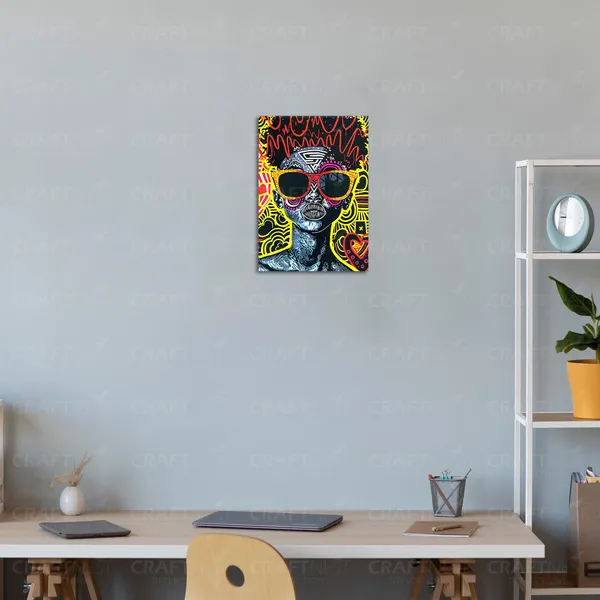 Craftnest_Reflections_Aesthetic_Look_Wall_Decor_30X20_Cm_Frame_-_Pop_Art_Engineered_Wood_Base_Canvas_Print_|_A4_Size_Trendy_Painting_For_Wall_Decoration_|_Premium_Art_For_Home,_Room,_Gaming_Room