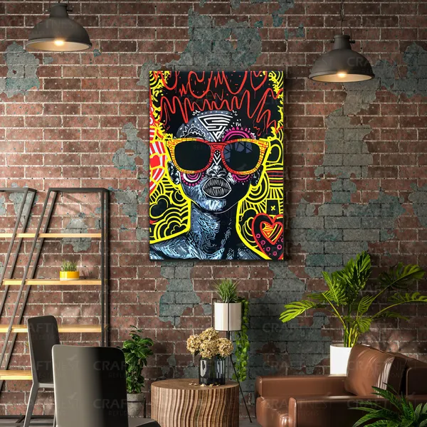 Craftnest_Reflections_Aesthetic_Look_Wall_Decor_42X30_Cm_Frame_-_Pop_Art_Engineered_Wood_Base_Canvas_Print_|_A3_Size_Trendy_Painting_For_Wall_Decoration_|_Premium_Art_For_Home,_Room,_Gaming_Room