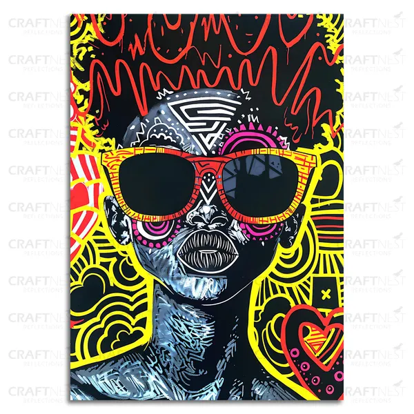 Craftnest_Reflections_Aesthetic_Look_Wall_Decor_60X50_Cm_Frame_-_Pop_Art_Engineered_Wood_Base_Canvas_Print_|_20X24_In_Trendy_Painting_For_Wall_Decoration_|_Premium_Art_For_Home,_Room,_Gaming_Room