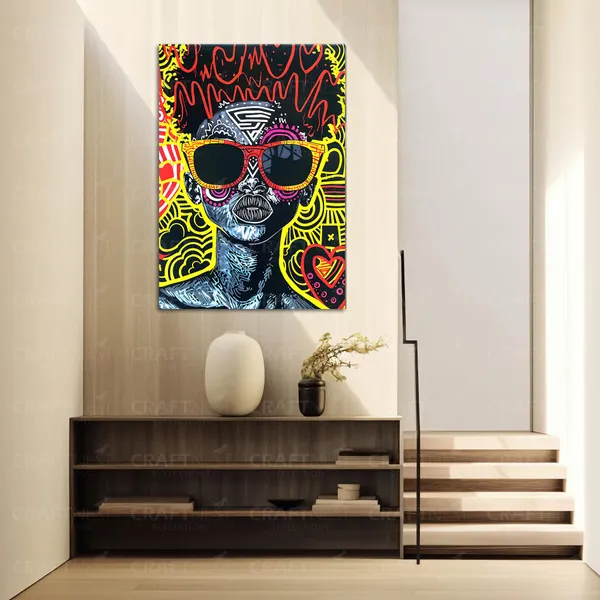Craftnest_Reflections_Aesthetic_Look_Wall_Decor_60X50_Cm_Frame_-_Pop_Art_Engineered_Wood_Base_Canvas_Print_|_20X24_In_Trendy_Painting_For_Wall_Decoration_|_Premium_Art_For_Home,_Room,_Gaming_Room