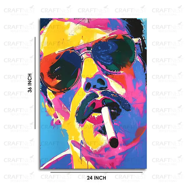 Craftnest_Reflections_Aesthetic_Look_Wall_Decor_91X60_Cm_Frame_-_Pop_Art_Engineered_Wood_Base_Canvas_Print_|_24X36_In_Trendy_Painting_For_Wall_Decoration_|_Premium_Art_For_Home,_Room,_Gaming_Room