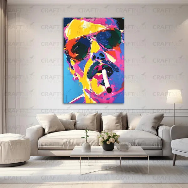Craftnest_Reflections_Aesthetic_Look_Wall_Decor_91X60_Cm_Frame_-_Pop_Art_Engineered_Wood_Base_Canvas_Print_|_24X36_In_Trendy_Painting_For_Wall_Decoration_|_Premium_Art_For_Home,_Room,_Gaming_Room