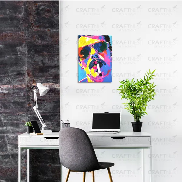 Craftnest_Reflections_Aesthetic_Look_Wall_Decor_30X20_Cm_Frame_-_Pop_Art_Engineered_Wood_Base_Canvas_Print_|_A4_Size_Trendy_Painting_For_Wall_Decoration_|_Premium_Art_For_Home,_Room,_Gaming_Room