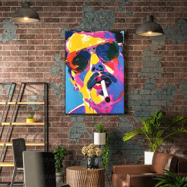 Craftnest_Reflections_Aesthetic_Look_Wall_Decor_42X30_Cm_Frame_-_Pop_Art_Engineered_Wood_Base_Canvas_Print_|_A3_Size_Trendy_Painting_For_Wall_Decoration_|_Premium_Art_For_Home,_Room,_Gaming_Room