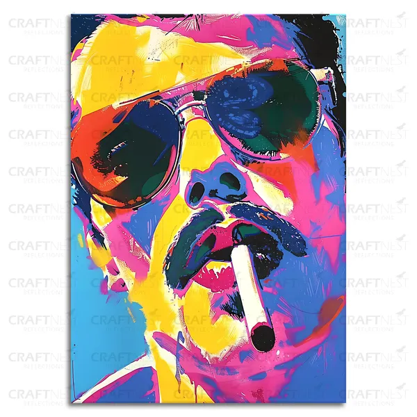 Craftnest_Reflections_Aesthetic_Look_Wall_Decor_60X50_Cm_Frame_-_Pop_Art_Engineered_Wood_Base_Canvas_Print_|_20X24_In_Trendy_Painting_For_Wall_Decoration_|_Premium_Art_For_Home,_Room,_Gaming_Room