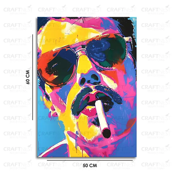 Craftnest_Reflections_Aesthetic_Look_Wall_Decor_60X50_Cm_Frame_-_Pop_Art_Engineered_Wood_Base_Canvas_Print_|_20X24_In_Trendy_Painting_For_Wall_Decoration_|_Premium_Art_For_Home,_Room,_Gaming_Room