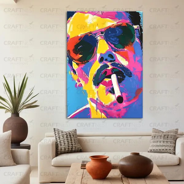 Craftnest_Reflections_Aesthetic_Look_Wall_Decor_60X50_Cm_Frame_-_Pop_Art_Engineered_Wood_Base_Canvas_Print_|_20X24_In_Trendy_Painting_For_Wall_Decoration_|_Premium_Art_For_Home,_Room,_Gaming_Room