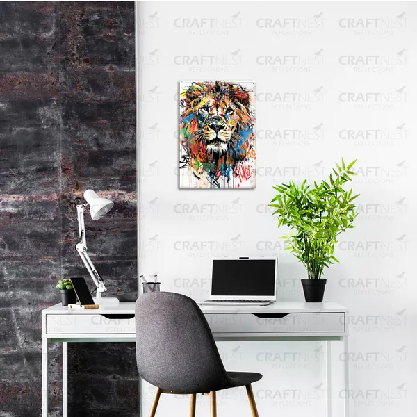 Craftnest_Reflections_Aesthetic_Look_Wall_Decor_30X20_Cm_Frame_-_Pop_Art_Engineered_Wood_Base_Canvas_Print_|_A4_Size_Trendy_Painting_For_Wall_Decoration_|_Premium_Art_For_Home,_Room,_Gaming_Room