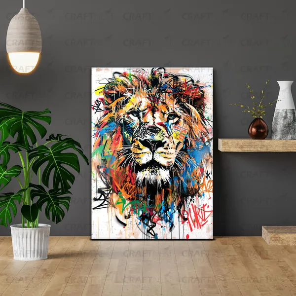 Craftnest_Reflections_Aesthetic_Look_Wall_Decor_42X30_Cm_Frame_-_Pop_Art_Engineered_Wood_Base_Canvas_Print_|_A3_Size_Trendy_Painting_For_Wall_Decoration_|_Premium_Art_For_Home,_Room,_Gaming_Room