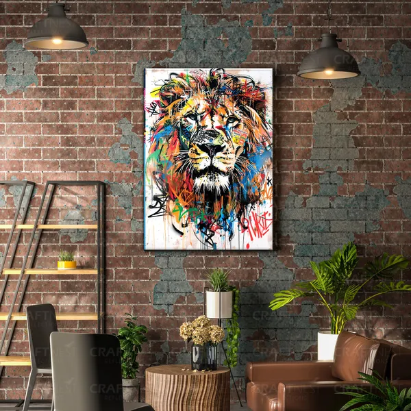 Craftnest_Reflections_Aesthetic_Look_Wall_Decor_42X30_Cm_Frame_-_Pop_Art_Engineered_Wood_Base_Canvas_Print_|_A3_Size_Trendy_Painting_For_Wall_Decoration_|_Premium_Art_For_Home,_Room,_Gaming_Room