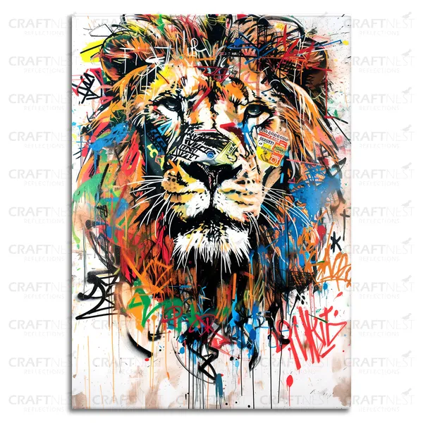Craftnest_Reflections_Aesthetic_Look_Wall_Decor_60X50_Cm_Frame_-_Pop_Art_Engineered_Wood_Base_Canvas_Print_|_20X24_In_Trendy_Painting_For_Wall_Decoration_|_Premium_Art_For_Home,_Room,_Gaming_Room
