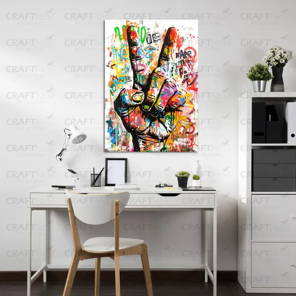 Craftnest_Reflections_Aesthetic_Look_Wall_Decor_91X60_Cm_Frame_-_Pop_Art_Engineered_Wood_Base_Canvas_Print_|_24X36_In_Trendy_Painting_For_Wall_Decoration_|_Premium_Art_For_Home,_Room,_Gaming_Room