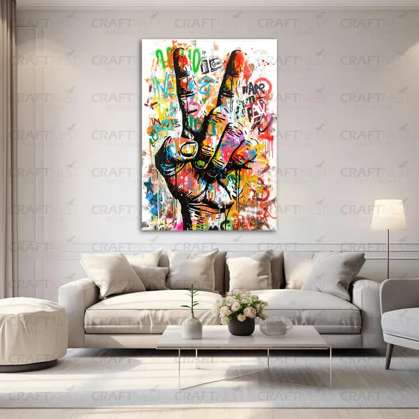 Craftnest_Reflections_Aesthetic_Look_Wall_Decor_91X60_Cm_Frame_-_Pop_Art_Engineered_Wood_Base_Canvas_Print_|_24X36_In_Trendy_Painting_For_Wall_Decoration_|_Premium_Art_For_Home,_Room,_Gaming_Room