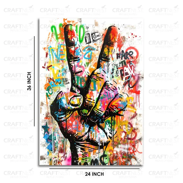 Craftnest_Reflections_Aesthetic_Look_Wall_Decor_91X60_Cm_Frame_-_Pop_Art_Engineered_Wood_Base_Canvas_Print_|_24X36_In_Trendy_Painting_For_Wall_Decoration_|_Premium_Art_For_Home,_Room,_Gaming_Room