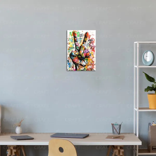 Craftnest_Reflections_Aesthetic_Look_Wall_Decor_30X20_Cm_Frame_-_Pop_Art_Engineered_Wood_Base_Canvas_Print_|_A4_Size_Trendy_Painting_For_Wall_Decoration_|_Premium_Art_For_Home,_Room,_Gaming_Room