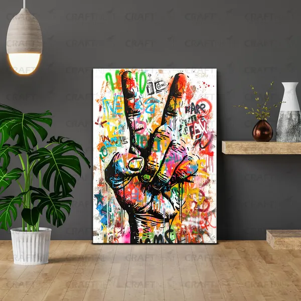 Craftnest_Reflections_Aesthetic_Look_Wall_Decor_42X30_Cm_Frame_-_Pop_Art_Engineered_Wood_Base_Canvas_Print_|_A3_Size_Trendy_Painting_For_Wall_Decoration_|_Premium_Art_For_Home,_Room,_Gaming_Room