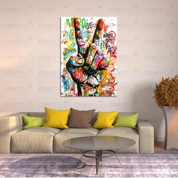 Craftnest_Reflections_Aesthetic_Look_Wall_Decor_60X50_Cm_Frame_-_Pop_Art_Engineered_Wood_Base_Canvas_Print_|_20X24_In_Trendy_Painting_For_Wall_Decoration_|_Premium_Art_For_Home,_Room,_Gaming_Room