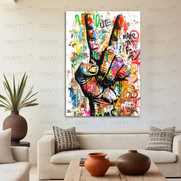 Craftnest_Reflections_Aesthetic_Look_Wall_Decor_60X50_Cm_Frame_-_Pop_Art_Engineered_Wood_Base_Canvas_Print_|_20X24_In_Trendy_Painting_For_Wall_Decoration_|_Premium_Art_For_Home,_Room,_Gaming_Room