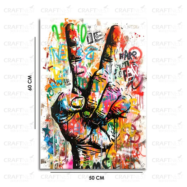 Craftnest_Reflections_Aesthetic_Look_Wall_Decor_60X50_Cm_Frame_-_Pop_Art_Engineered_Wood_Base_Canvas_Print_|_20X24_In_Trendy_Painting_For_Wall_Decoration_|_Premium_Art_For_Home,_Room,_Gaming_Room
