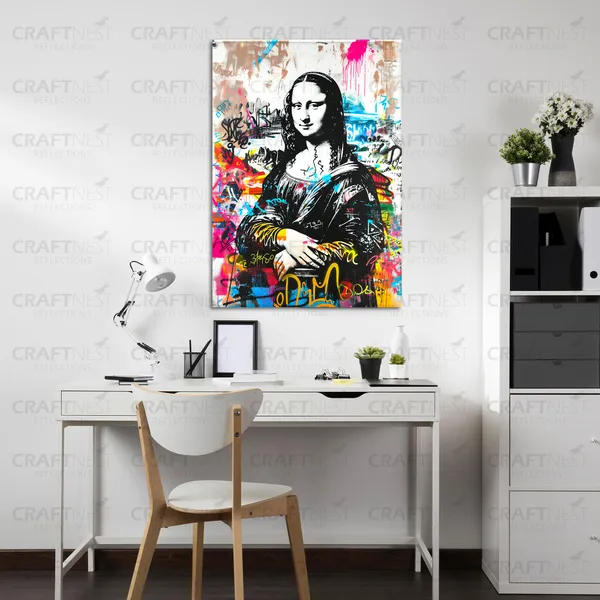 Craftnest_Reflections_Aesthetic_Look_Wall_Decor_91X60_Cm_Frame_-_Pop_Art_Engineered_Wood_Base_Canvas_Print_|_24X36_In_Trendy_Painting_For_Wall_Decoration_|_Premium_Art_For_Home,_Room,_Gaming_Room