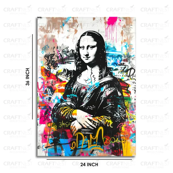 Craftnest_Reflections_Aesthetic_Look_Wall_Decor_91X60_Cm_Frame_-_Pop_Art_Engineered_Wood_Base_Canvas_Print_|_24X36_In_Trendy_Painting_For_Wall_Decoration_|_Premium_Art_For_Home,_Room,_Gaming_Room