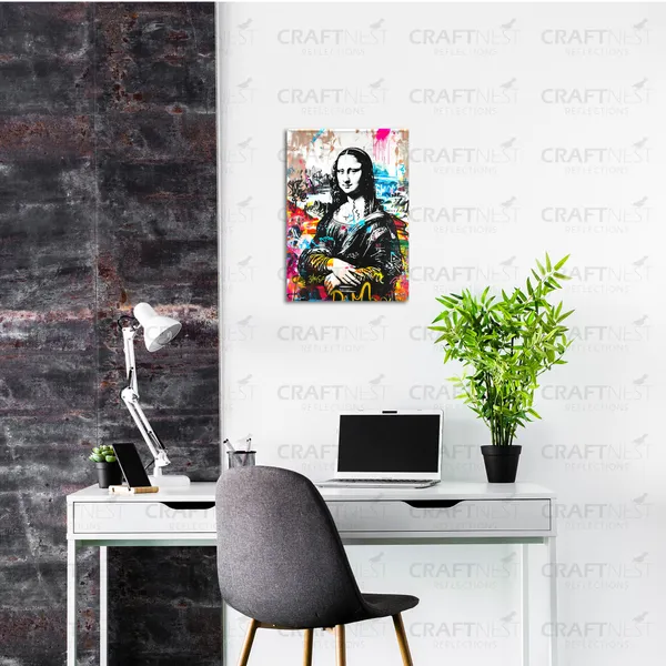 Craftnest_Reflections_Aesthetic_Look_Wall_Decor_30X20_Cm_Frame_-_Pop_Art_Engineered_Wood_Base_Canvas_Print_|_A4_Size_Trendy_Painting_For_Wall_Decoration_|_Premium_Art_For_Home,_Room,_Gaming_Room