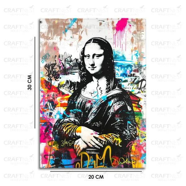 Craftnest_Reflections_Aesthetic_Look_Wall_Decor_30X20_Cm_Frame_-_Pop_Art_Engineered_Wood_Base_Canvas_Print_|_A4_Size_Trendy_Painting_For_Wall_Decoration_|_Premium_Art_For_Home,_Room,_Gaming_Room