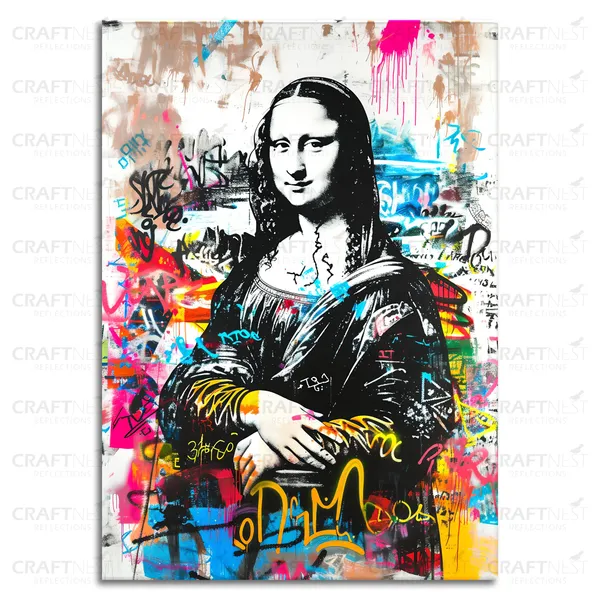 Craftnest_Reflections_Aesthetic_Look_Wall_Decor_30X20_Cm_Frame_-_Pop_Art_Engineered_Wood_Base_Canvas_Print_|_A4_Size_Trendy_Painting_For_Wall_Decoration_|_Premium_Art_For_Home,_Room,_Gaming_Room