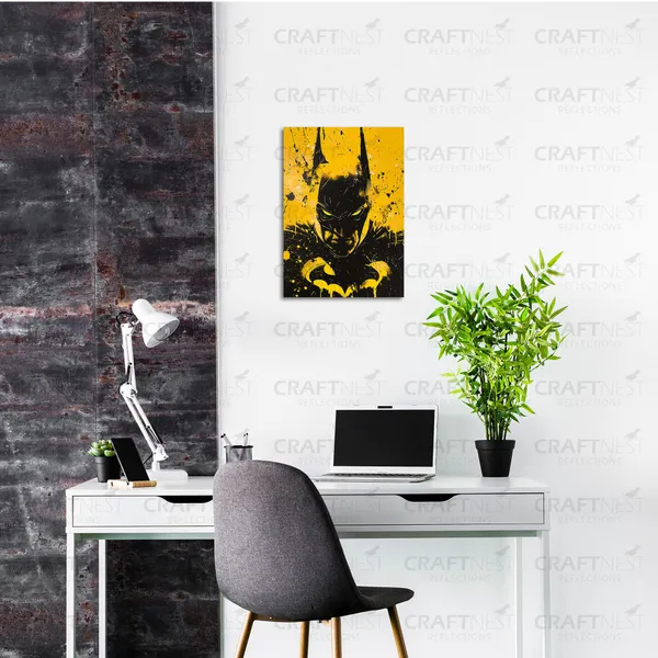 Craftnest_Reflections_Aesthetic_Look_Wall_Decor_30X20_Cm_Frame_-_Pop_Art_Engineered_Wood_Base_Canvas_Print_|_A4_Size_Trendy_Painting_For_Wall_Decoration_|_Premium_Art_For_Home,_Room,_Gaming_Room