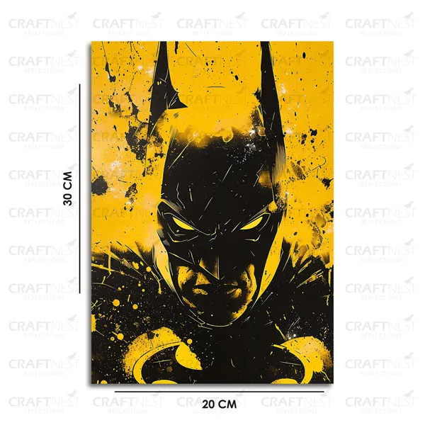 Craftnest_Reflections_Aesthetic_Look_Wall_Decor_30X20_Cm_Frame_-_Pop_Art_Engineered_Wood_Base_Canvas_Print_|_A4_Size_Trendy_Painting_For_Wall_Decoration_|_Premium_Art_For_Home,_Room,_Gaming_Room