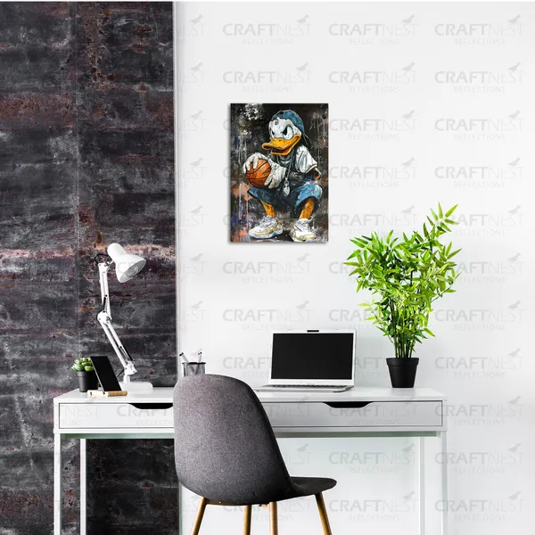 Craftnest_Reflections_Aesthetic_Look_Wall_Decor_30X20_Cm_Frame_-_Pop_Art_Engineered_Wood_Base_Canvas_Print_|_A4_Size_Trendy_Painting_For_Wall_Decoration_|_Premium_Art_For_Home,_Room,_Gaming_Room