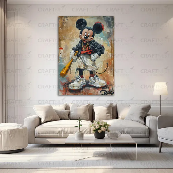 Craftnest_Reflections_Aesthetic_Look_Wall_Decor_91X60_Cm_Frame_-_Pop_Art_Engineered_Wood_Base_Canvas_Print_|_24X36_In_Trendy_Painting_For_Wall_Decoration_|_Premium_Art_For_Home,_Room,_Gaming_Room