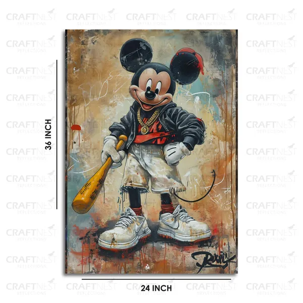 Craftnest_Reflections_Aesthetic_Look_Wall_Decor_91X60_Cm_Frame_-_Pop_Art_Engineered_Wood_Base_Canvas_Print_|_24X36_In_Trendy_Painting_For_Wall_Decoration_|_Premium_Art_For_Home,_Room,_Gaming_Room