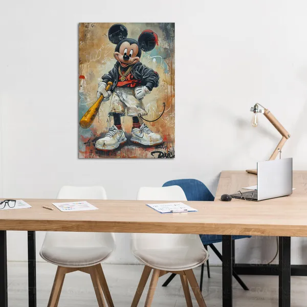 Craftnest_Reflections_Aesthetic_Look_Wall_Decor_91X60_Cm_Frame_-_Pop_Art_Engineered_Wood_Base_Canvas_Print_|_24X36_In_Trendy_Painting_For_Wall_Decoration_|_Premium_Art_For_Home,_Room,_Gaming_Room