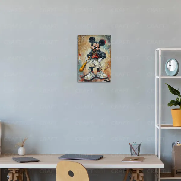 Craftnest_Reflections_Aesthetic_Look_Wall_Decor_30X20_Cm_Frame_-_Pop_Art_Engineered_Wood_Base_Canvas_Print_|_A4_Size_Trendy_Painting_For_Wall_Decoration_|_Premium_Art_For_Home,_Room,_Gaming_Room