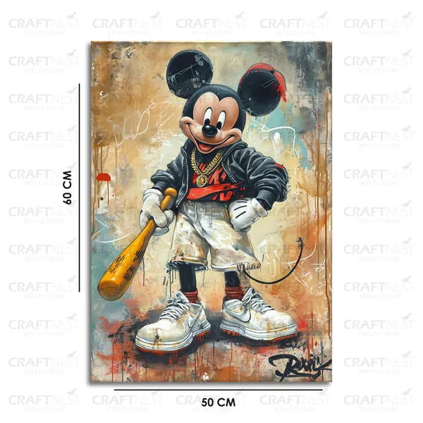 Craftnest_Reflections_Aesthetic_Look_Wall_Decor_60X50_Cm_Frame_-_Pop_Art_Engineered_Wood_Base_Canvas_Print_|_20X24_In_Trendy_Painting_For_Wall_Decoration_|_Premium_Art_For_Home,_Room,_Gaming_Room