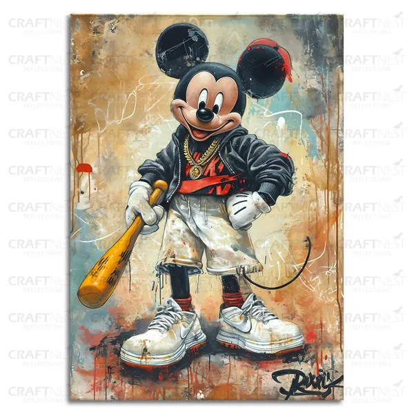 Craftnest_Reflections_Aesthetic_Look_Wall_Decor_60X50_Cm_Frame_-_Pop_Art_Engineered_Wood_Base_Canvas_Print_|_20X24_In_Trendy_Painting_For_Wall_Decoration_|_Premium_Art_For_Home,_Room,_Gaming_Room