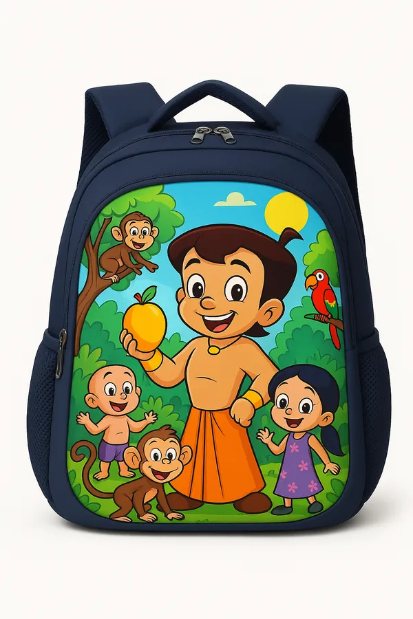 Chhota_Bheem_Kids_School_Backpack_Cartoon_Print_Bag_And_Tom_And_Jerry_Kids_School_Backpack_With_Colorful_Cartoon_Design