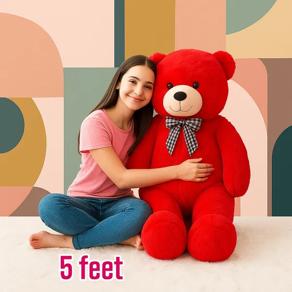 Red_Teddy_Bear_With_Bow_-_Giant_Plush_Soft_Toy