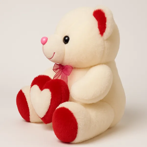 Soft_Plush_Teddy_Bear_With_Heart_-_Cream_&_Red